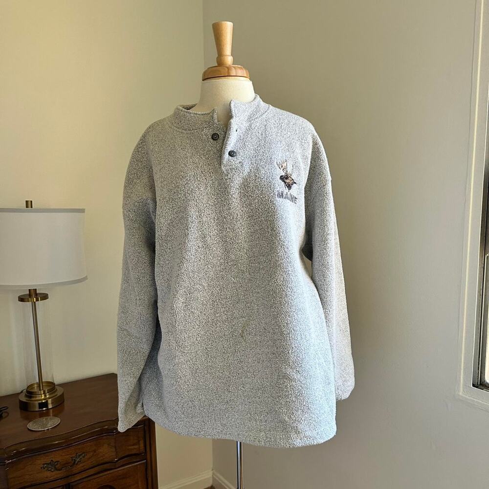 Vintage maine 1/4 zip jacket